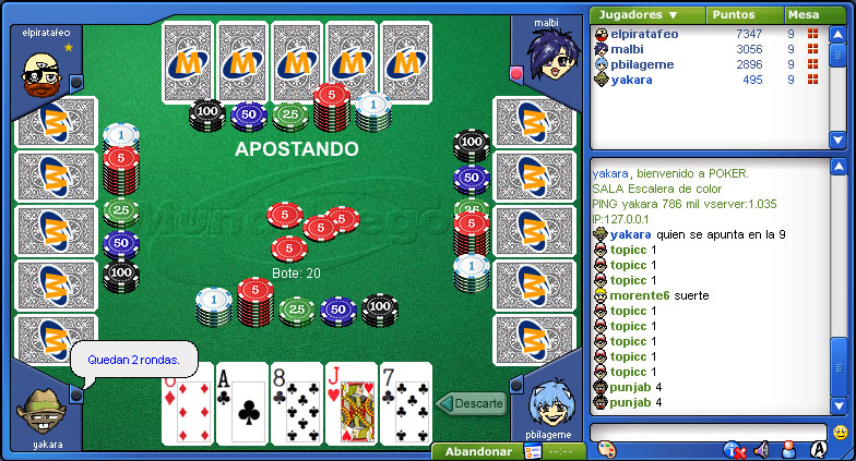 Poker en Mundijuegos